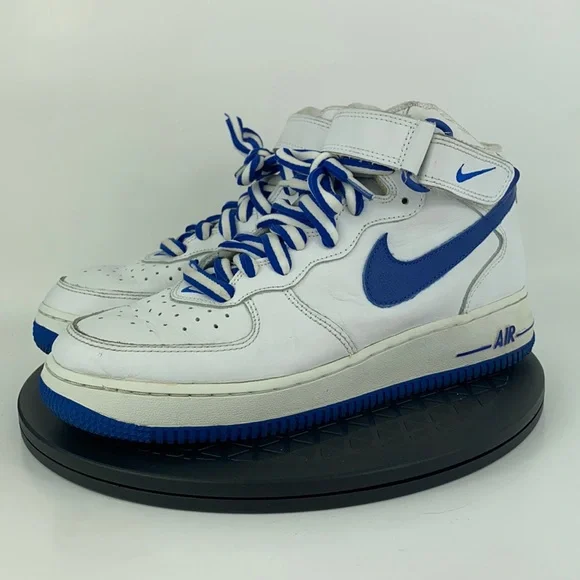 Nike Shoes Vintage Nike Air Force Mid Sport Royal Bluewhite - Main Image